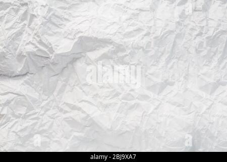Nahaufnahme weißer Hintergrund mit einfacher Papierstruktur Stockfoto