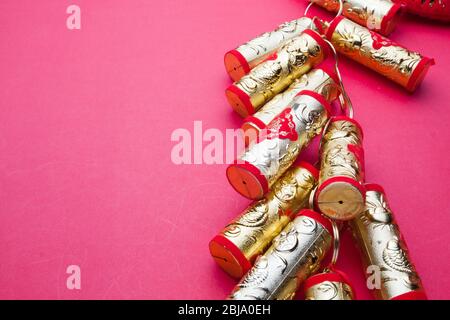 Cracker für Lunar chinese New Year tet Urlaubskonzept Stockfoto