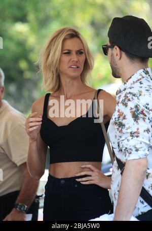 Venedig, Italien. August 2017. Renata Kuerten im Hotel Excelsior während der 74. Filmfestspiele von Venedig am 31. August 2017 in Lido di Venezia. Stockfoto