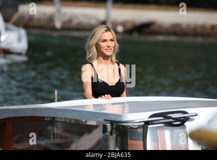 Venedig, Italien. August 2017. Renata Kuerten im Hotel Excelsior während der 74. Filmfestspiele von Venedig am 31. August 2017 in Lido di Venezia. Stockfoto