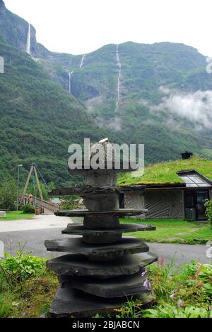 Norwegen, Gudvangen Fjord 01 Stockfoto