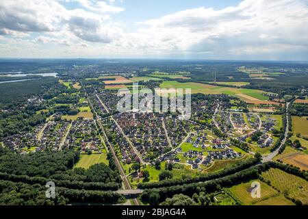 Haltern-Sythen, 02.07.2016, Luftaufnahme, Deutschland, Nordrhein-Westfalen, Haltern am See Stockfoto
