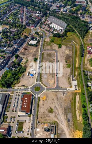 , Entwicklungsgebiet Industriebrachland ehemals Zeche Fürst Leopold in Dorsten, 19.07.2016, Luftaufnahme, Deutschland, Nordrhein-Westfalen, Ruhrgebiet, Dorsten Stockfoto