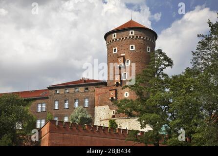 Sandomierz Turm in Wawel in Krakau. Polen Stockfoto