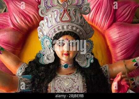 Navratri Festival Feiern verheißungsvolle neun Tage Festival Feier der Frau Stockfoto