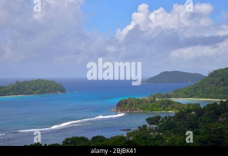 Tropische Insel Mahe, Seychellen, Indischer Ozean Stockfoto