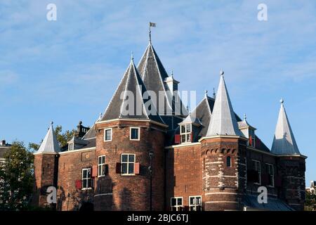 Waag, Nieuwmarkt, Amsterdam Stockfoto