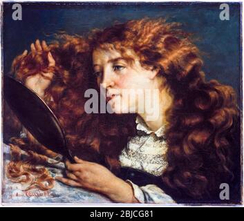 Gustave Courbet, Jo, La Belle Irlandaise, (die schöne Irin), Porträtmalerei, 1865-1866 Stockfoto