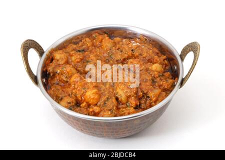 Chana Masala oder punjabi chole oder Chickpea Curry Stockfoto