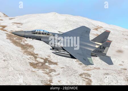 USAF F15 Machschleife Stockfoto