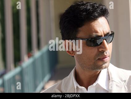 Los Angeles, Kalifornien, USA. Januar 2008. Der Schauspieler IRRFAN KHAN wird in West Hollywood fotografiert. Khan zog nahtlos von Bollywood zum Theater, zu Hollywood-Action und Art House. Kredit: Ringo Chiu/ZUMA Wire/Alamy Live News Stockfoto