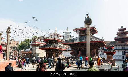 Basantapur durbar Square, Kathmandu, Nepal Stockfoto