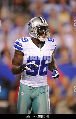 05. September 2012: Dallas Cowboys Wide Receiver Dez Bryant (88) während eines Woche 1 NFL Matchup zwischen den Dallas Cowboys und New York Giants bei Metlife Stockfoto