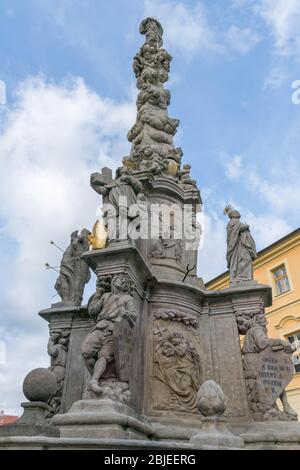 Pestsäule in Kutna Hora Stockfoto