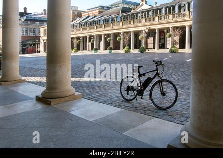 Covent Garden London in Corona-Virus gesperrt Stockfoto