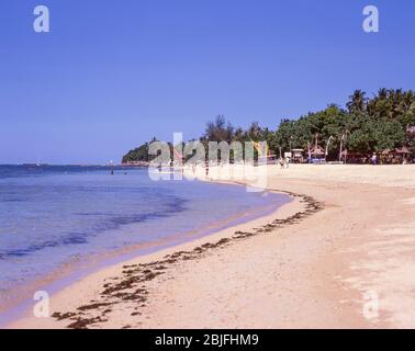 Blick auf Sanur Beach, Sanur, Bali, Republik Indonesien Stockfoto