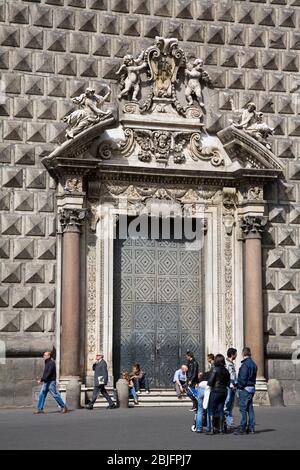 Gesu Nuovo Kirche in Neapel, Kampanien, Italien, Europa Stockfoto