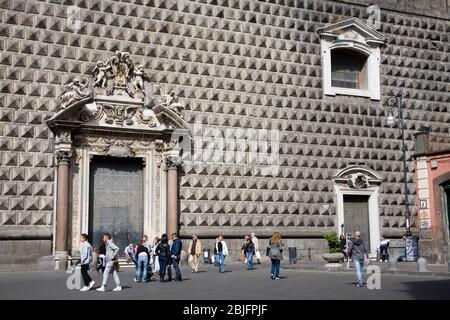 Gesu Nuovo Kirche in Neapel, Kampanien, Italien, Europa Stockfoto