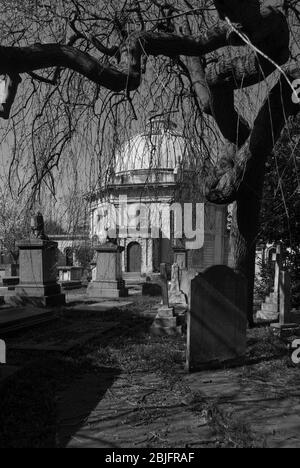 Brompton Cemetery, Fulham Rd, Kensington, London SW10 9UG Stockfoto