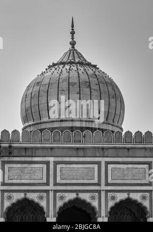 Masjid e Jahan Numa, Jama Masjid Moschee in Alt-Delhi, eine der größten Moscheen in Indien Stockfoto