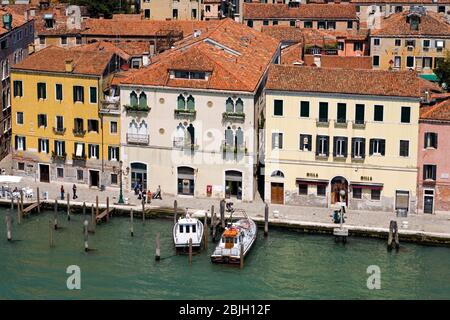 San Basilio, Stadtteil Dorsoduro, Venedig, Italien Stockfoto