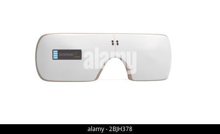 Das 3d-Rendering realistischer VR-Brillen Stockfoto