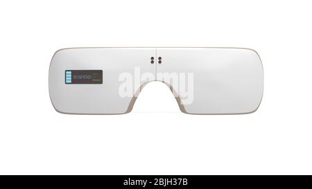 Das 3d-Rendering realistischer VR-Brillen Stockfoto