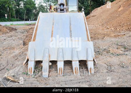 Bagger werden auch Bagger genannt Stockfoto