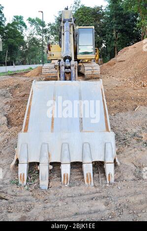 Bagger werden auch Bagger genannt Stockfoto