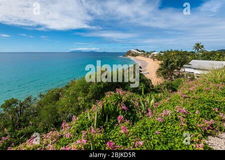 Grace Bay und Strand, St. Mary, Antigua, Leeward Islands, Westindien, Karibik, Mittelamerika.