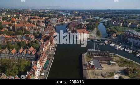 Stadtbild von Danzig in Polen Stockfoto