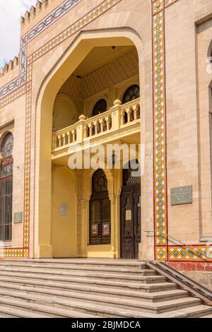 Chisinau, Moldawien - 25. Juni 2019: Nationalmuseum für Ethnographie und Naturgeschichte Fassade in Chisinau, Moldawien Stockfoto