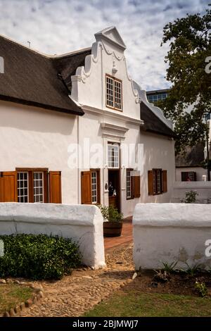 Südafrika, Stellenbosch, The Braak, Bloem Street, Burgerhuis Museum Stockfoto