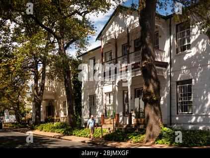 Südafrika, Stellenbosch, 159 Dorp Street, Saxenhof, benannt nach dem freien Burgher und Gerber Peter Saxe mit 1890 Adonenten Stockfoto