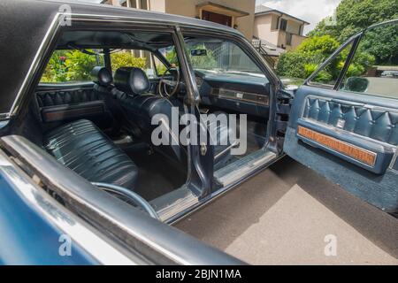 1969 Lincoln Continental Classic American Luxusauto mit "Clap Hands" Stockfoto