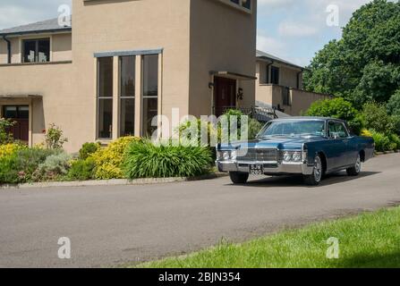 1969 Lincoln Continental Classic American Luxusauto mit "Clap Hands" Stockfoto