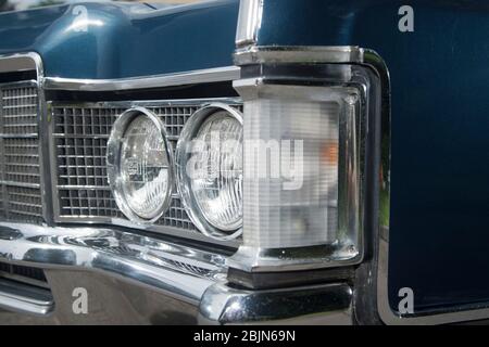 1969 Lincoln Continental Classic American Luxusauto mit "Clap Hands" Stockfoto