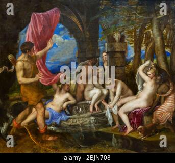 Diana und Actaeon, Tizian, 1556-1559, Stockfoto