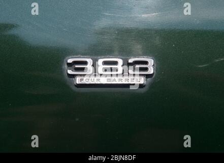 1967 Dodge Charger klassischen amerikanischen Muskel-Auto Stockfoto