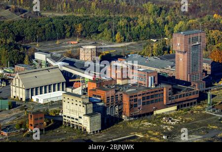 , ehemaliges Kohlebergwerk Heinrich Robert in Hamm-Wiescherhöfen, 31.10.2016, Luftaufnahme, Deutschland, Nordrhein-Westfalen, Ruhrgebiet, Hamm Stockfoto