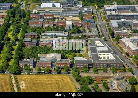 Technologiepark Dortmund, Technologiepark Dortmund mit Boehringer Ingelheim microParts GmbH und CIDEON Systems GmbH & Co. Kg, 19.06.2017, Luftaufnahme, Deutschland, Nordrhein-Westfalen, Ruhrgebiet, Dortmund Stockfoto