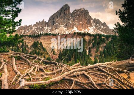 Großer Peitler und kleiner Peitler, Südtirol, Italien Stockfoto