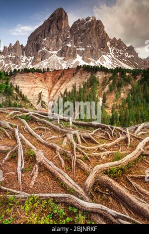 Großer Peitler und kleiner Peitler, Südtirol, Italien Stockfoto