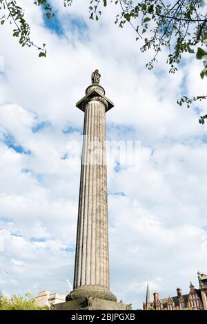 Das Melville Monument am St. Andrew Square, Edinburgh. Stockfoto