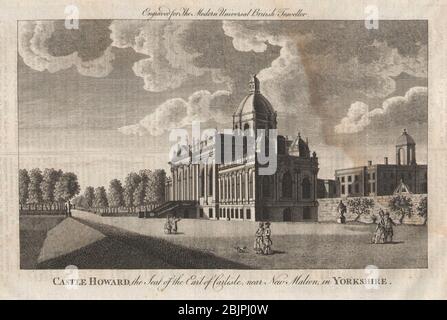 Castle Howard, New Malton, Yorkshire. Earl of Carlisle. BURLINGTON 1779 Print Stockfoto