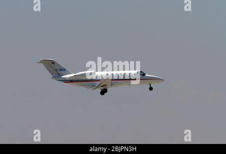 D-IMGW Air Hamburg Cessna Citation CJ2+ in Malpensa (MXP / LIMC), Mailand, Italien Stockfoto