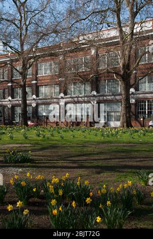 Citroen Showroom Ford Motor Company Red Brick Edwardian Architecture WeWork 184 Shepherds Bush Road, Hammersmith, London W6 Charles Heathcote Stockfoto