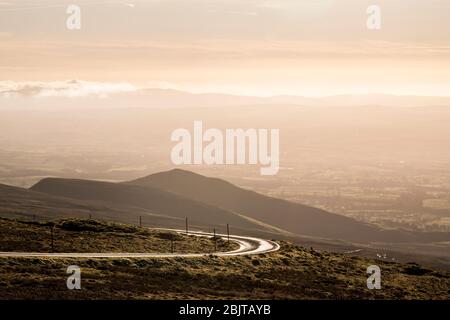 Blick vom Dunn Fell Stockfoto