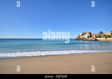 Strand Bolnuevo, Costa de Mazarrón, Spanien Stockfoto