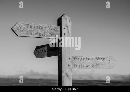 Holzschild Stockfoto